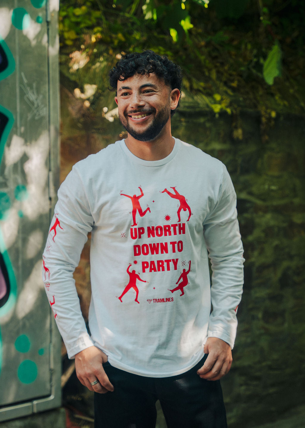 Up North Down To Party Long Sleeve Charity T-Shirt