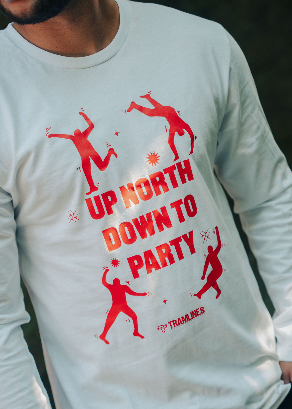 Up North Down To Party Long Sleeve Charity T-Shirt