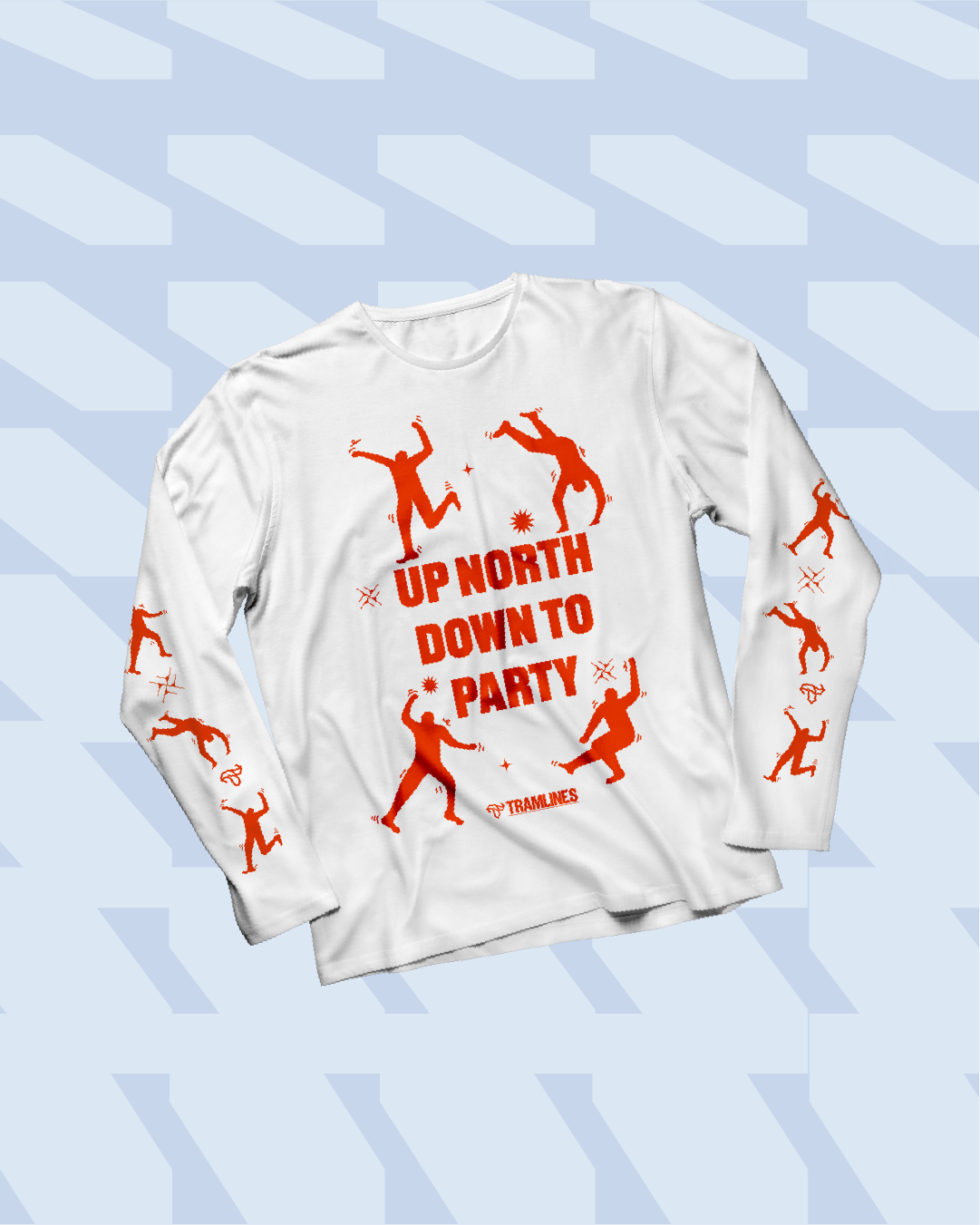Up North Down To Party Long Sleeve Charity T-Shirt